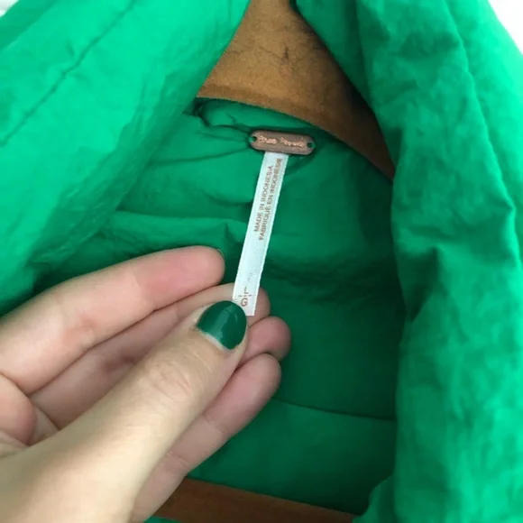 Free People Green Jacket - Picture 4 of 6